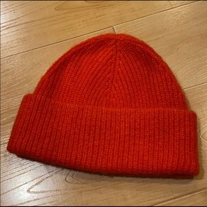 Red beanie
